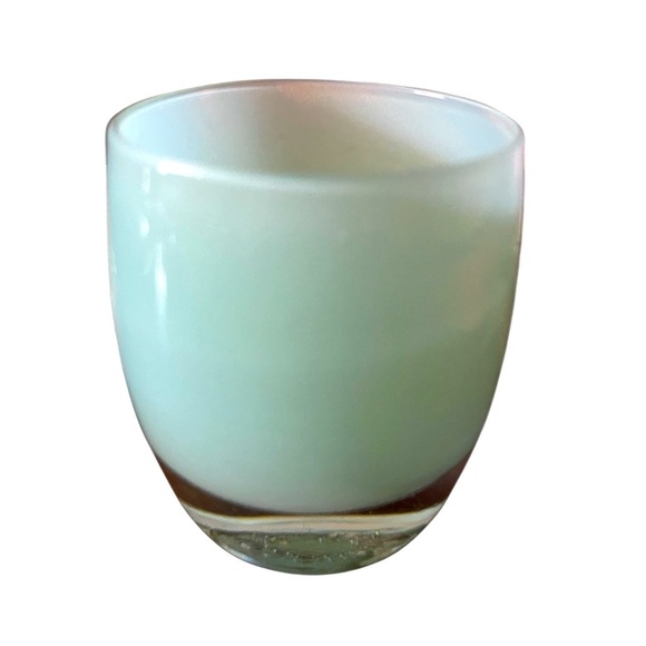 Glassybaby Other - GLASSYBABY Mint Green Pre Triskelion Votive Holder
